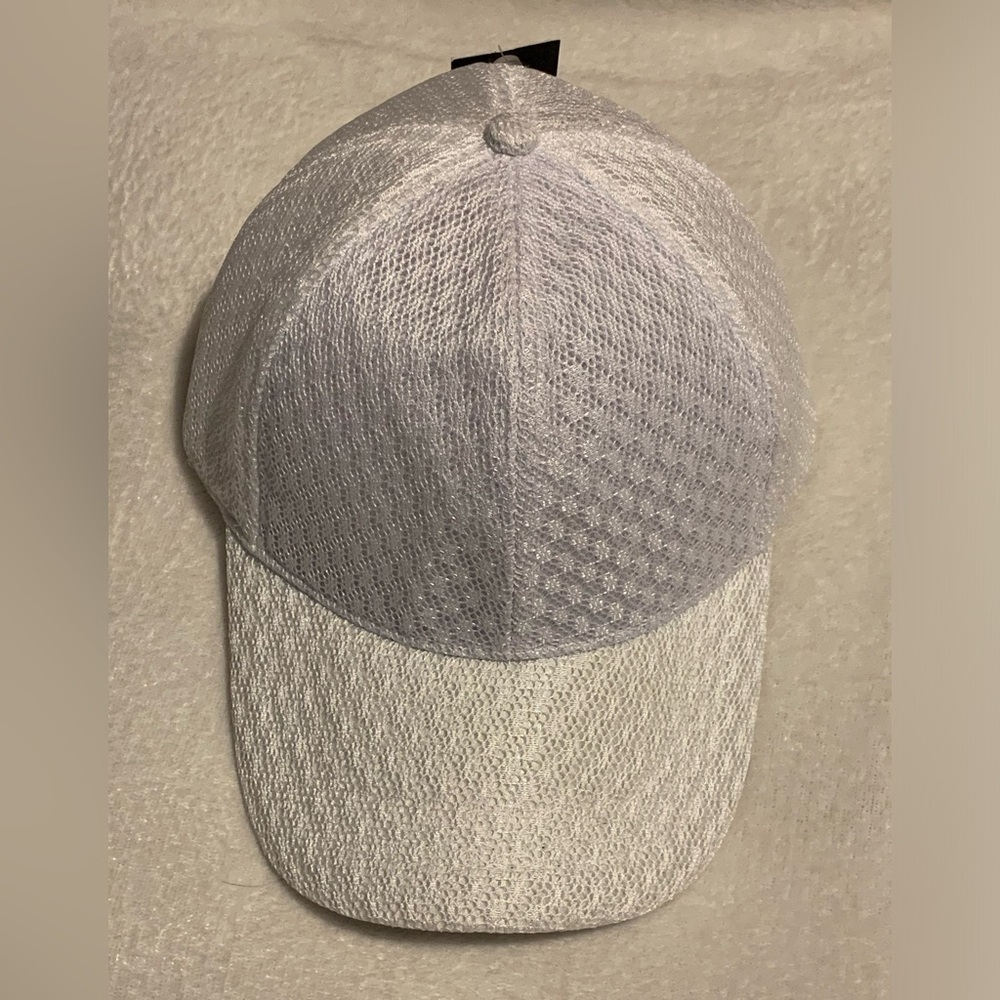 Blank White Mesh Lace hat with Tags